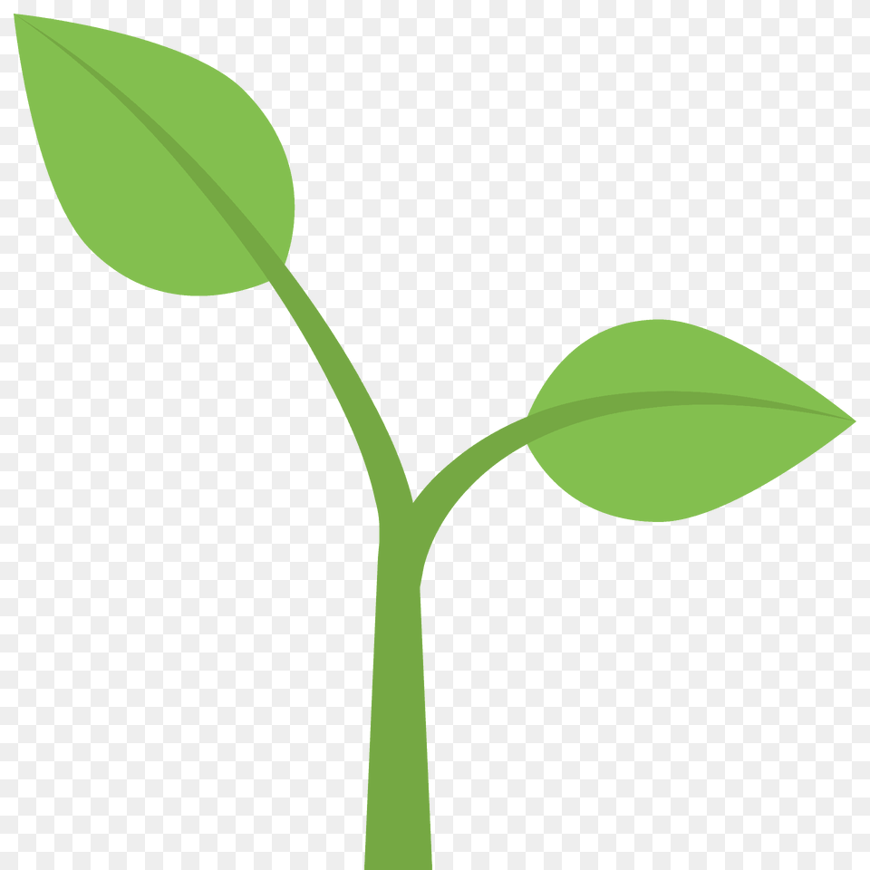 Seedling Emoji Clipart, Leaf, Plant, Sprout Free Transparent Png
