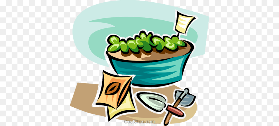 Seeds Growing Into Plants Royalty Vector Clip Art, Potted Plant, Plant, Jar, Vase Png Image
