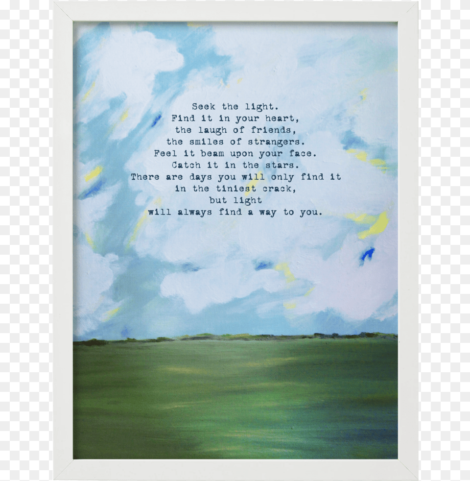 Seek The Light Clouds And Sky Farm Painting Painting, Art, Text Png