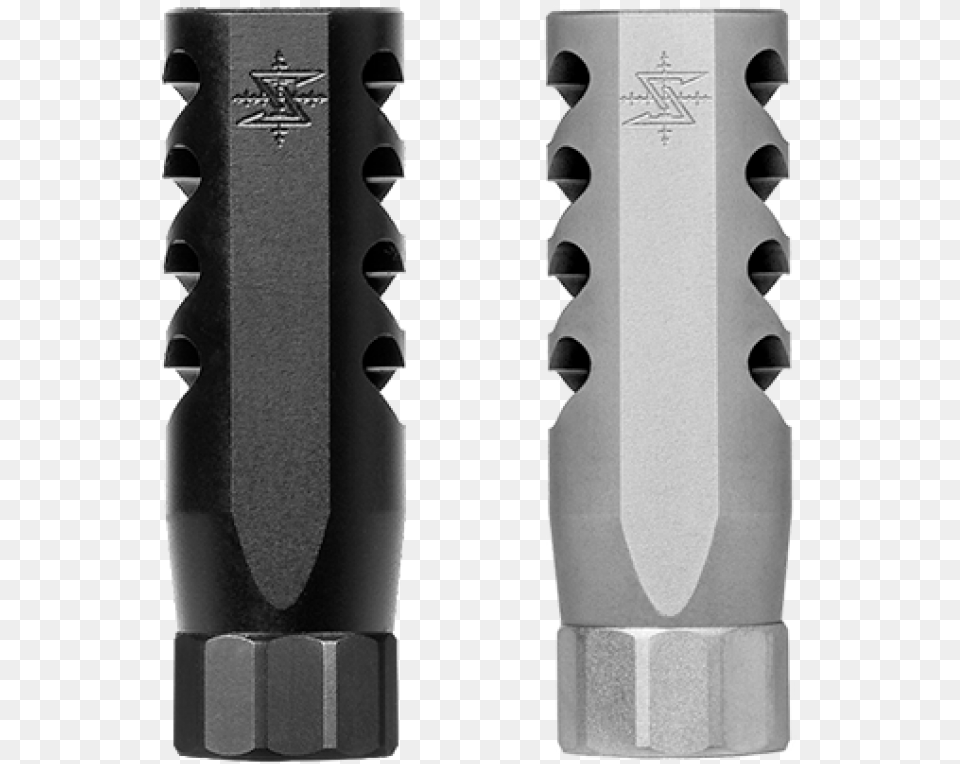 Seekins Precision Atc 5 Muzzle Brake Black Nxp8 Muzzle Brake, Lamp, Device, Person Png Image