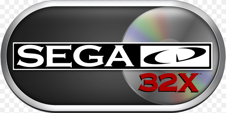 Sega Cd 32x Logo, Disk, Dvd Png Image