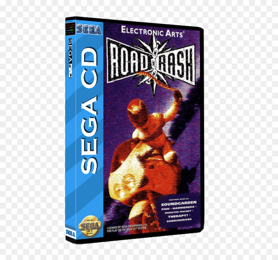 Sega Cd Rom Road Rash After Burner 3 Sega Cd, Book, Publication, Baby, Disk Png