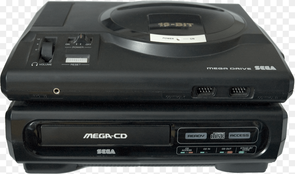 Sega Cd Sega Mega Cd, Cd Player, Electronics, Tape Player, Camera Free Png Download