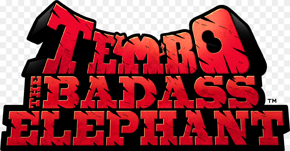 Sega Game Freak Announce Tembo Tembo The Badass Elephant Logo, Text, Advertisement, Poster Png Image