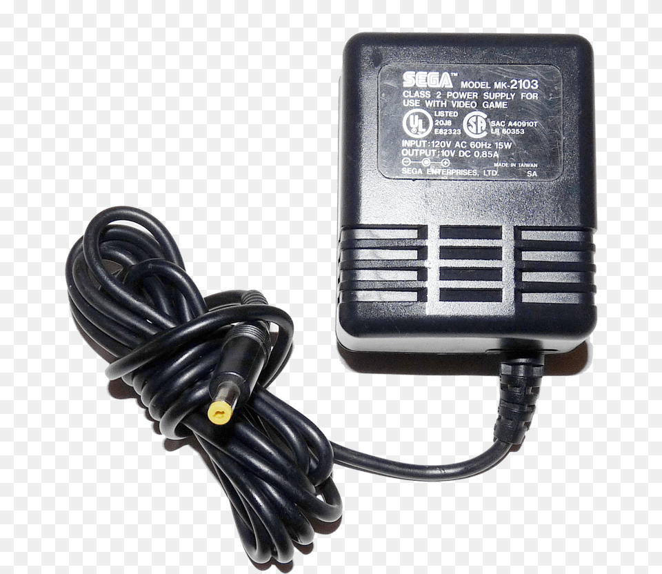 Sega Genesis Model 1 Power Adapter, Electronics, Plug, Smoke Pipe Free Png Download