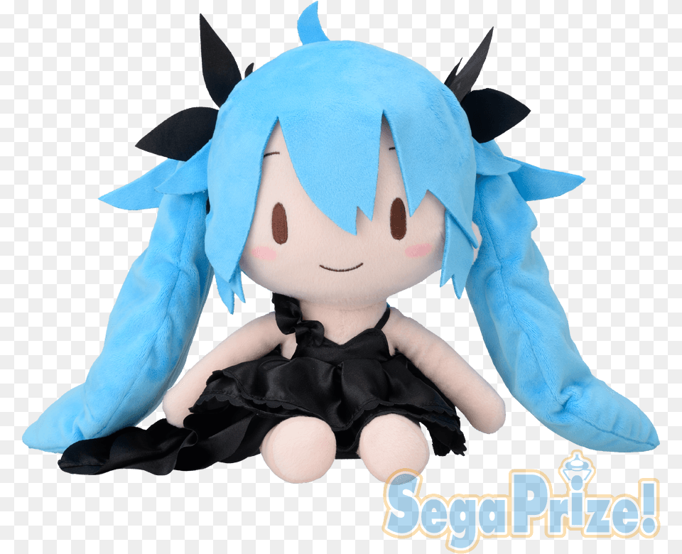 Sega Hatsune Miku Peluche Chica Mar Profundo Ebay Deep Sea Girl Miku Plush, Toy, Baby, Person, Doll Free Png Download