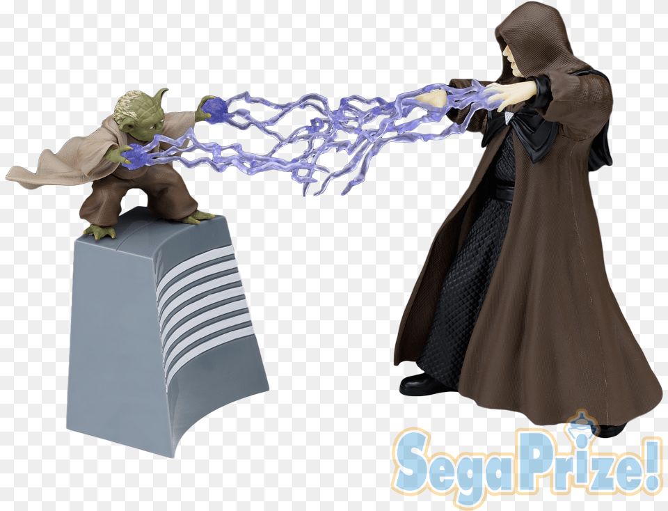 Sega Lucasfilm Yoda Emperor Palpatine Premium 110 Action Figure, Fashion, Adult, Female, Person Png