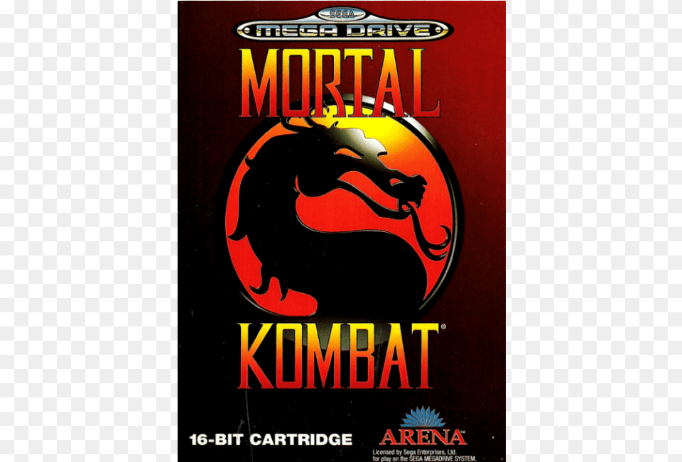 Sega Mega Drive Mortal Kombat, Book, Publication, Advertisement, Poster Free Png