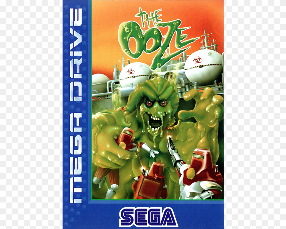 Sega Mega Drive The Ooze, Advertisement, Poster, Book, Publication Png Image