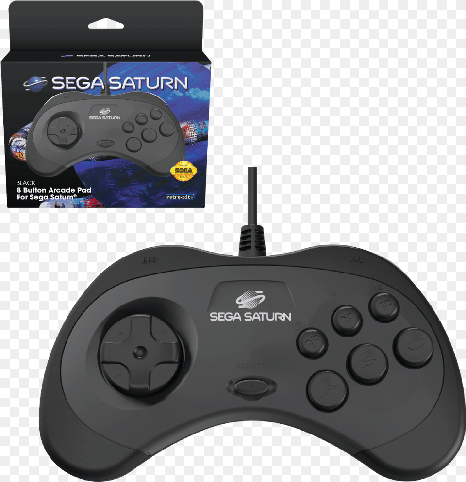 Sega Saturn 8 Button Arcade Pad Sega Saturn Controller, Electronics, Electrical Device, Switch, Joystick Free Png Download