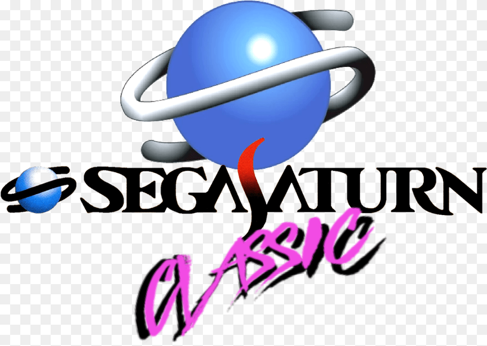 Sega Saturn Logo Sega Saturn Japan Logo, Sphere, Balloon, Astronomy, Outer Space Free Png