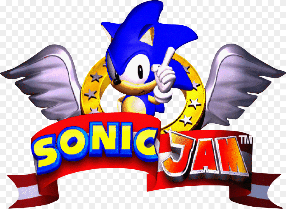 Sega Saturn Logo Sonic Jam Title Screen, Baby, Person Free Png