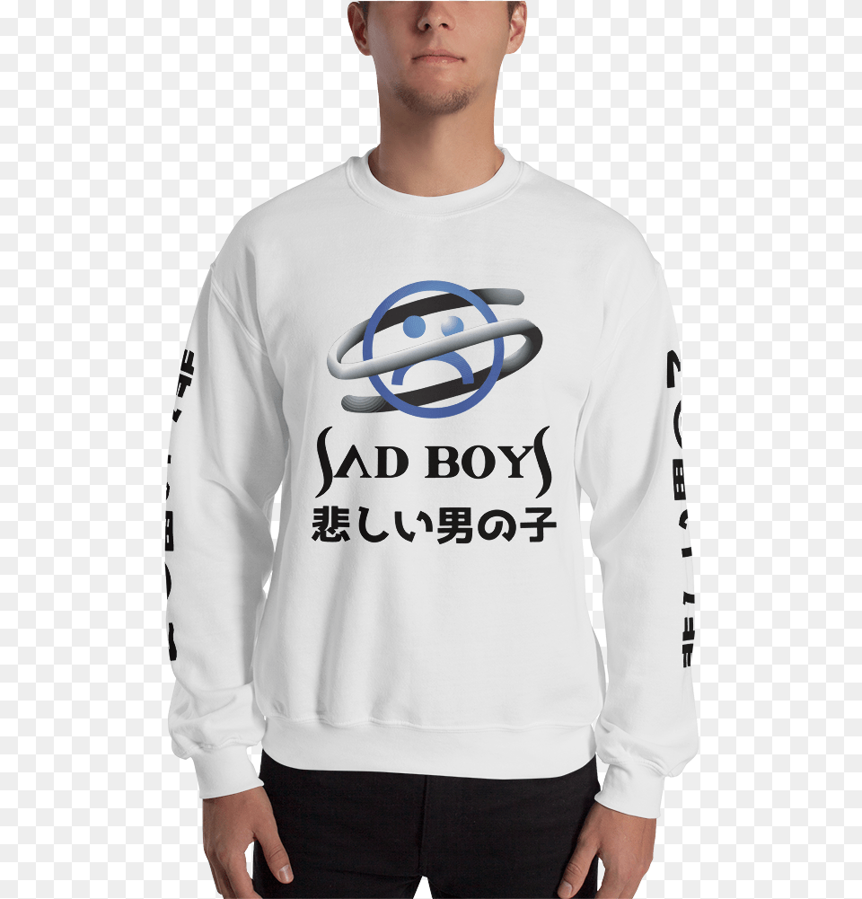 Sega Saturn Sad Boys Crew Neck Sweatshirt Gucci Brand T Shirt, T-shirt, Clothing, Sweater, Sleeve Free Png