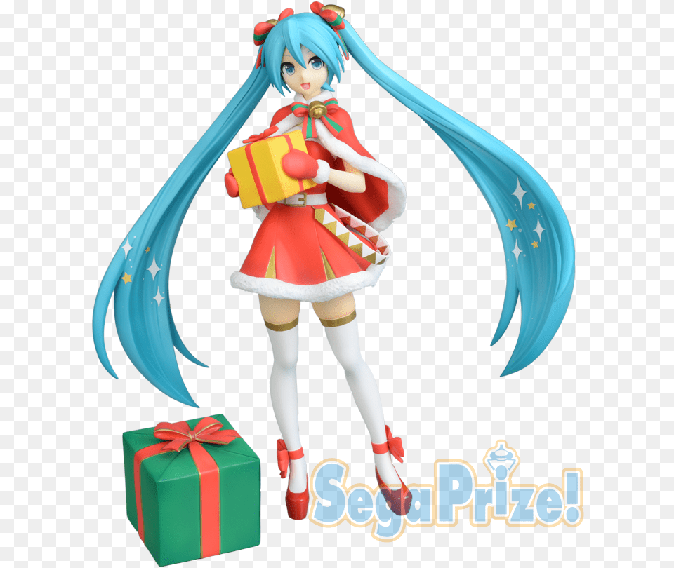 Sega Spm Figure Vocaloid Hatsune Miku Christmas 2019 Hatsune Miku Christmas 2019, Book, Comics, Publication, Doll Png