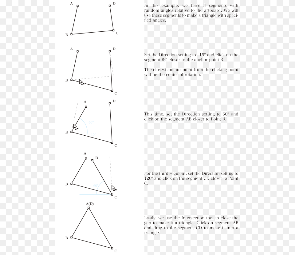 Segment Angling The Segment Angling Tool Enables You, Triangle, Text Free Transparent Png