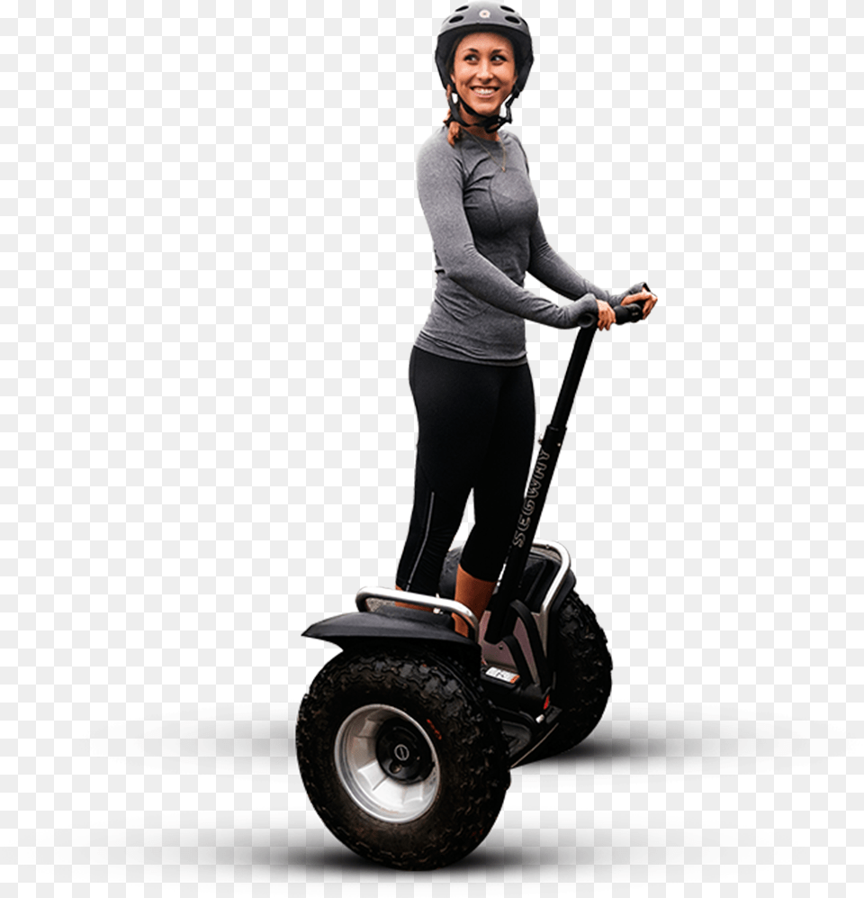 Segway Person Riding Segway Side View, Vehicle, Transportation, Adult, Wheel Png