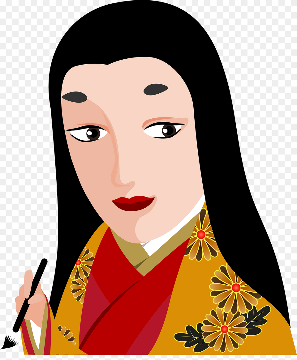 Sei Shonagon Clipart, Adult, Person, Gown, Formal Wear Png Image