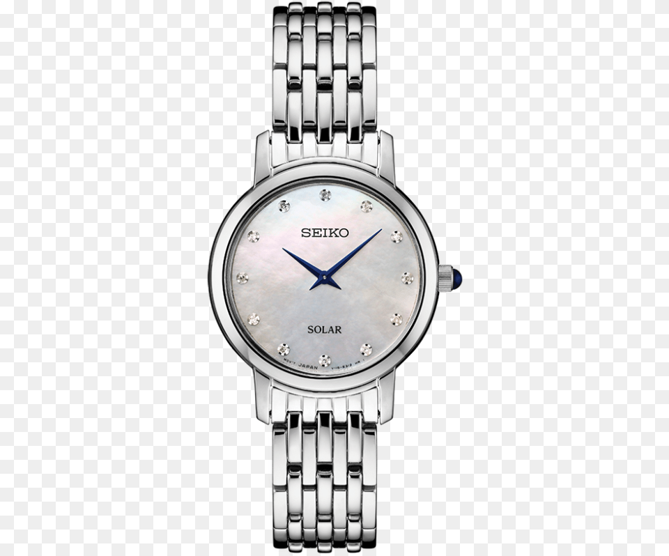 Seiko Diamonds Womens Watch Sup397 Seiko Womens Stainless Steel Watches, Wristwatch, Person, Arm, Body Part Png
