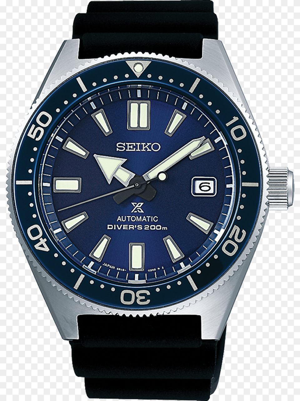 Seiko Prospex Divers Rubber Strap, Arm, Body Part, Person, Wristwatch Png Image