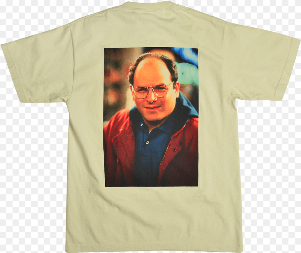 Seinfeld George Costanza Khaki Tee Seinfeld, T-shirt, Adult, Clothing, Shirt Png Image