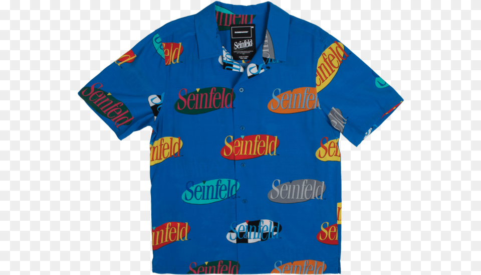 Seinfeld Logo Button Seinfeld Button Up Shirt, Clothing Free Transparent Png