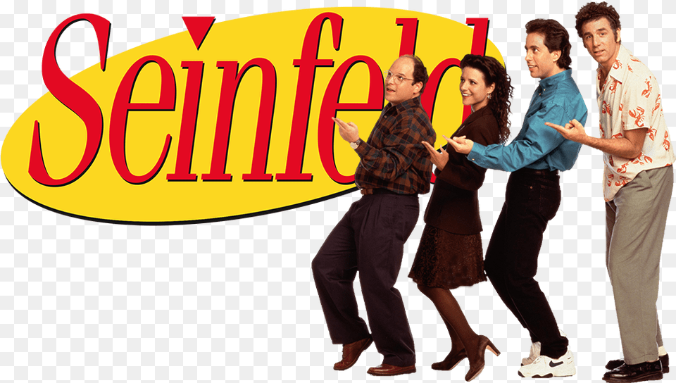 Seinfeld Logo Download Seinfeld, Adult, Person, Man, Male Png
