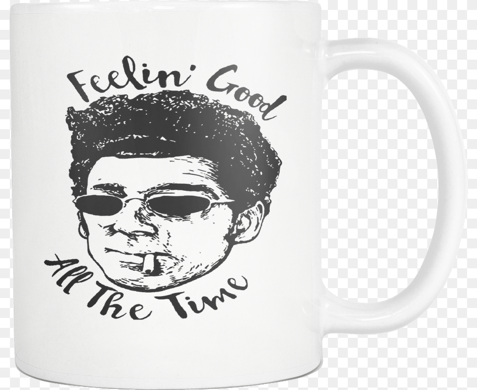 Seinfeld Mug Jerry Seinfeld George Costanza Cosmo Coffee Cup, Person, Head, Face, Adult Free Png Download