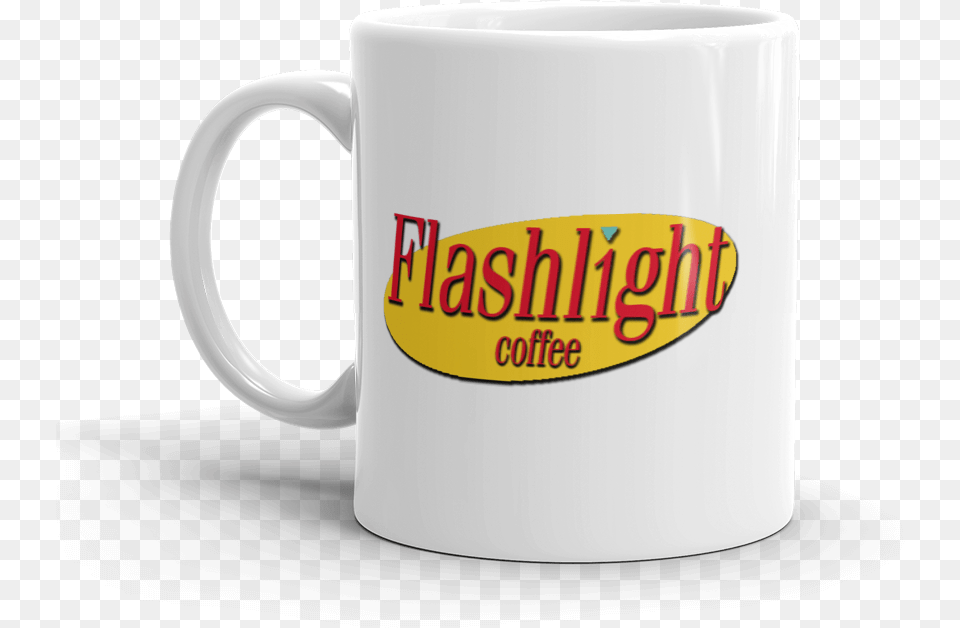 Seinfeld Mug Mockup Handle On Left 11oz Coffee Cup, Beverage, Coffee Cup Free Png