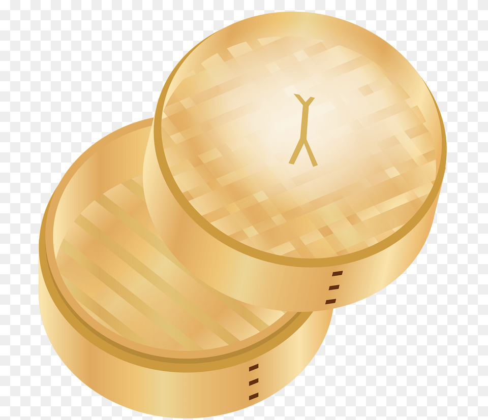 Seiro Steam Basket Clipart, Gold, Bread, Food Png