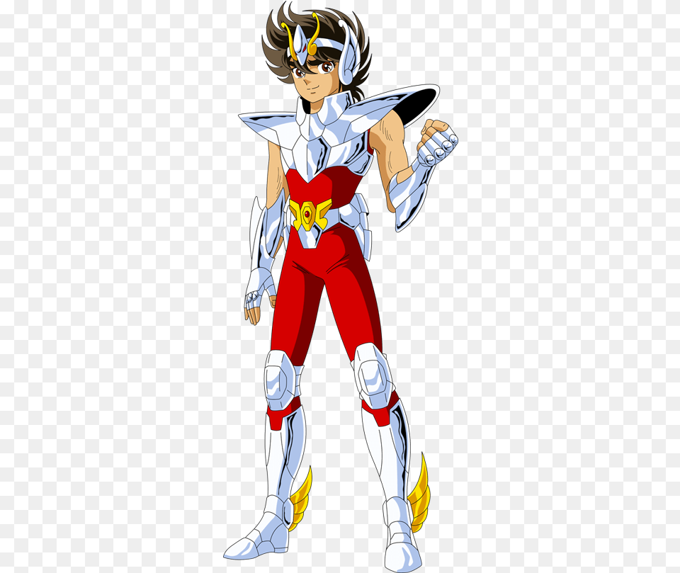 Seiya Caballeros Del Zodiaco, Book, Comics, Publication, Person Free Transparent Png