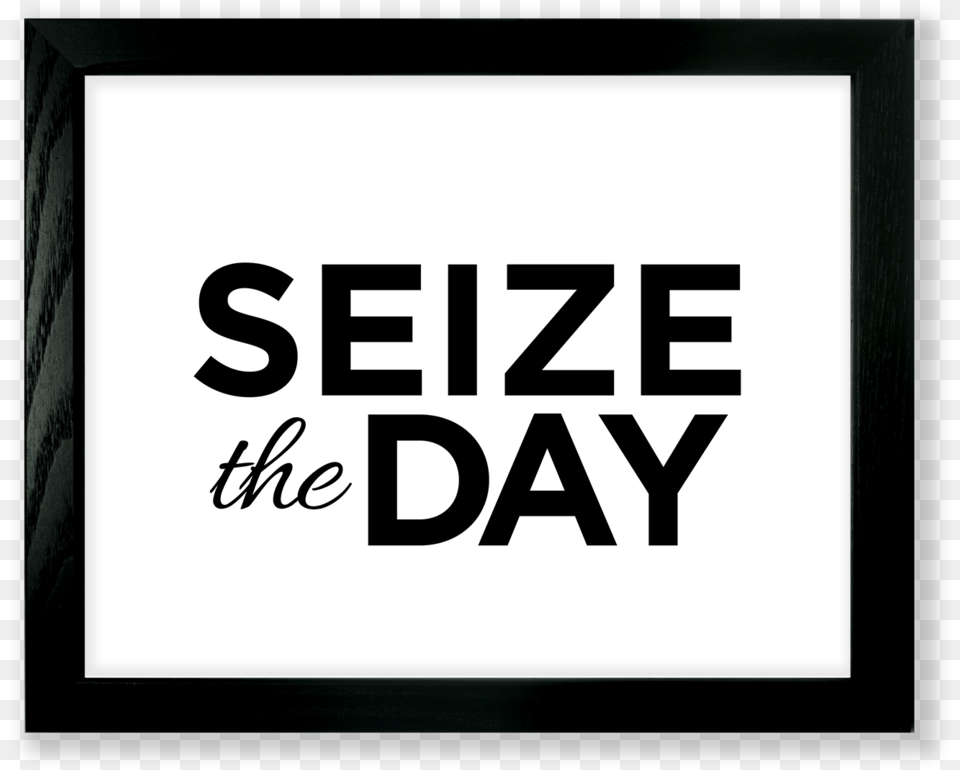 Seize The Day 8 X 10 With Frame 100 Anniversary, Text Png Image