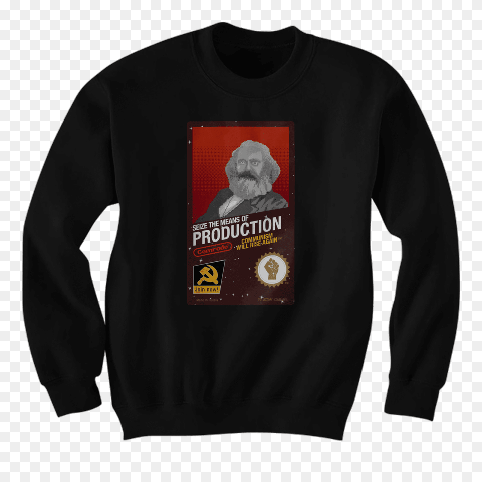 Seize The Means Of Production, Knitwear, Clothing, Sweatshirt, Sweater Free Transparent Png