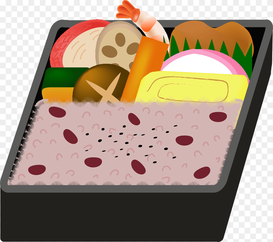 Sekihan Bento Clipart, Food, Lunch, Meal, Cream Free Png