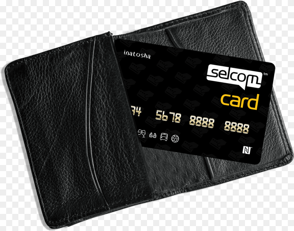 Selcom Card Wallet Mock Up Leather, Computer Hardware, Electronics, Hardware, Monitor Free Png Download