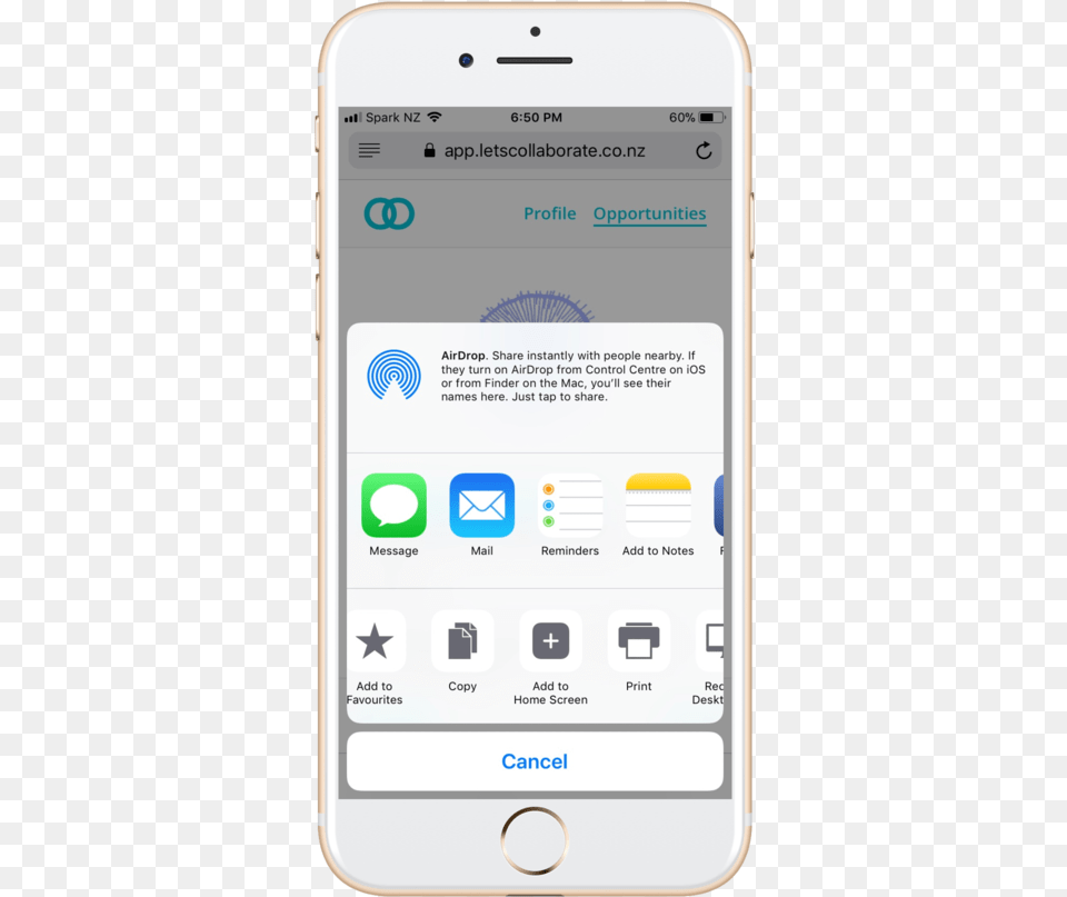 Select Add To Home Screen Share Email Ios Ipad, Electronics, Mobile Phone, Phone, Text Free Png Download
