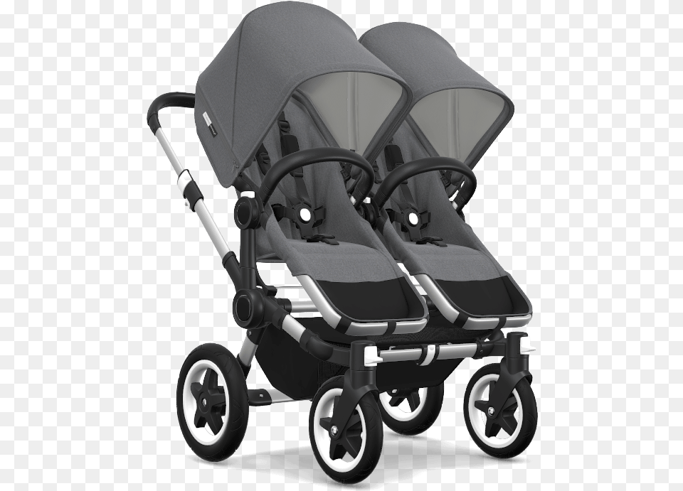 Select One Of Our Most Popular Configurations Or Create Bugaboo Donkey2 Duo Grey Melange, Stroller, Car, Machine, Transportation Free Transparent Png