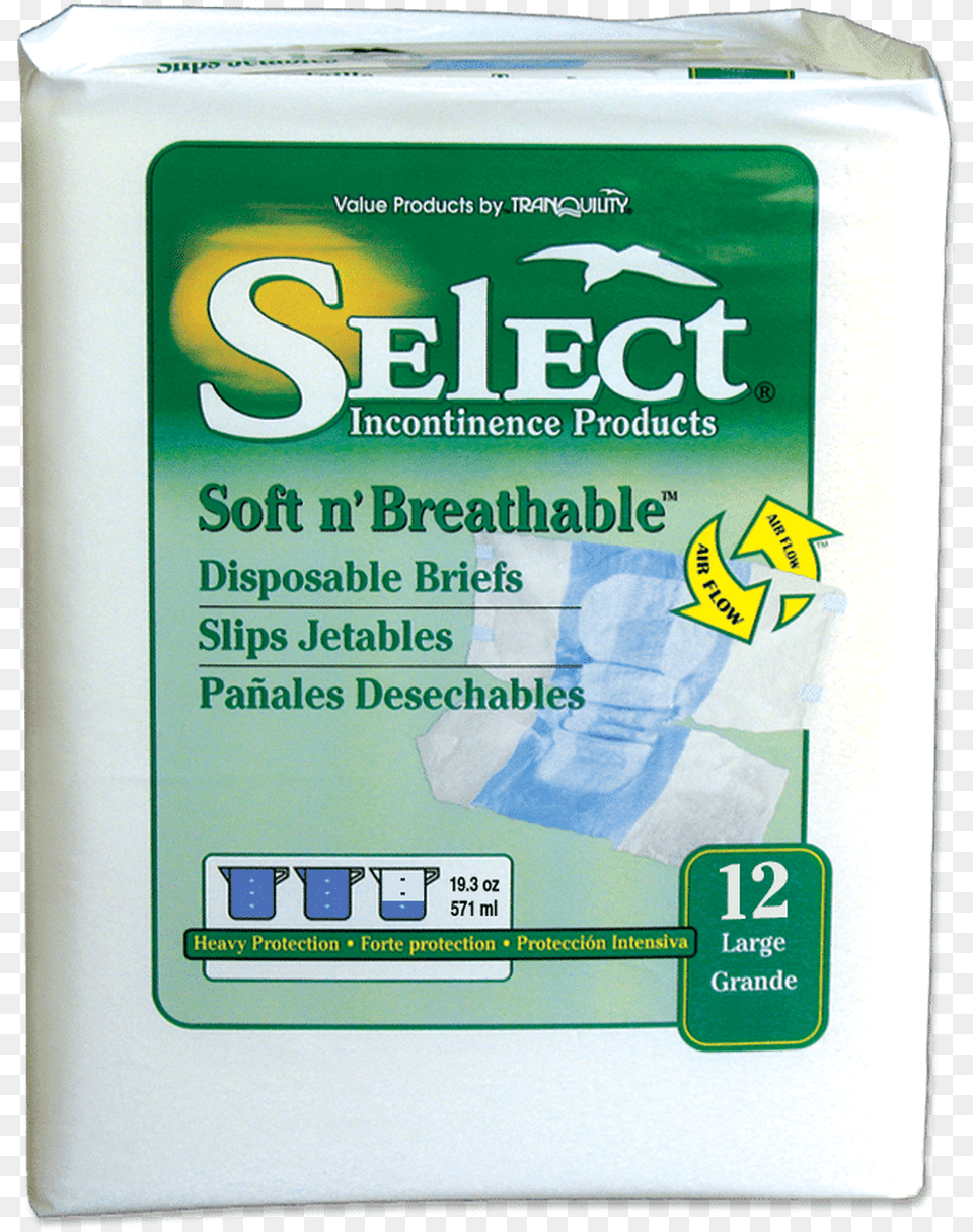 Select Soft N Select Disposable Brief, Paper, Person, Towel, Diaper Png