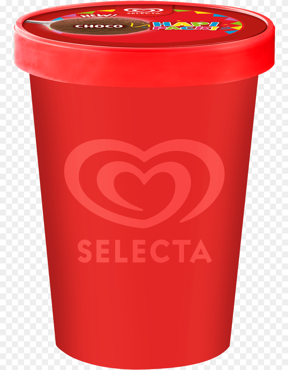 Selecta Birthday Hapi Pack Choco Ice Cream, Cup, Bottle, Shaker Png