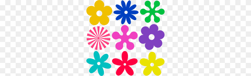 Selection Of Retro Flowers Vector Graphics, Baby, Person, Plant, Daisy Png