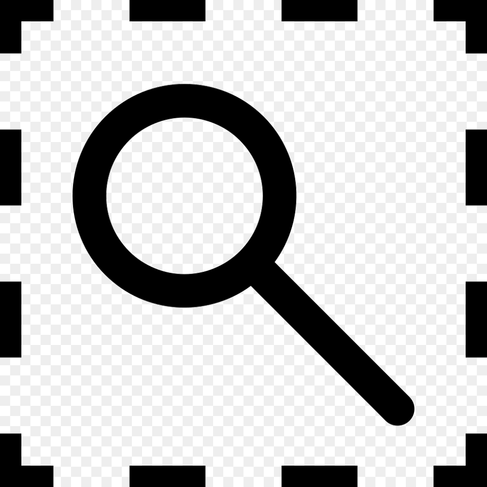 Selection View Interface Symbol Of A Magnifying Glass Inside, Smoke Pipe Free Transparent Png