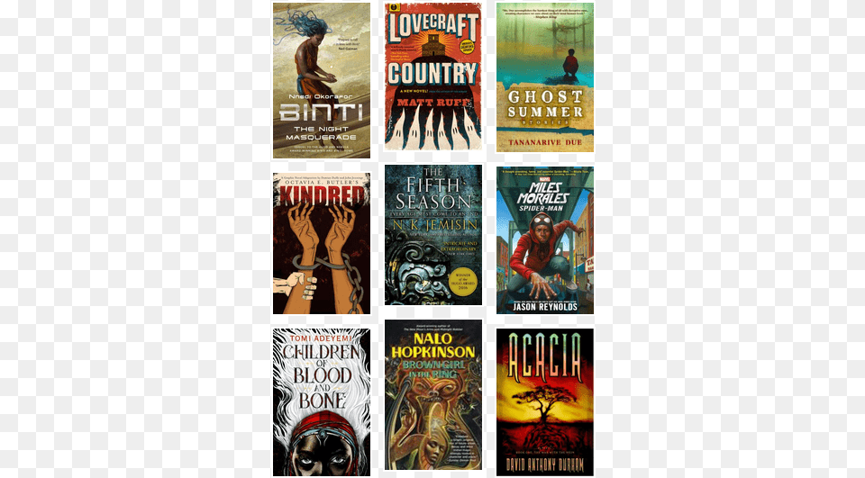 Selections From The Wakanda Public Library Binti The Night Masquerade Book, Publication, Novel, Adult, Person Free Png Download