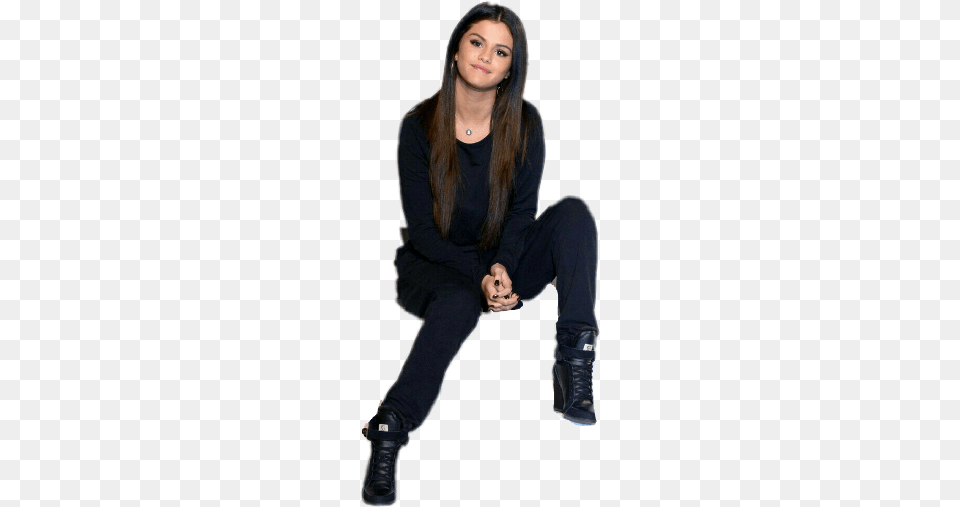 Selena Freetoedit Girl, Jacket, Clothing, Coat, Long Sleeve Png Image