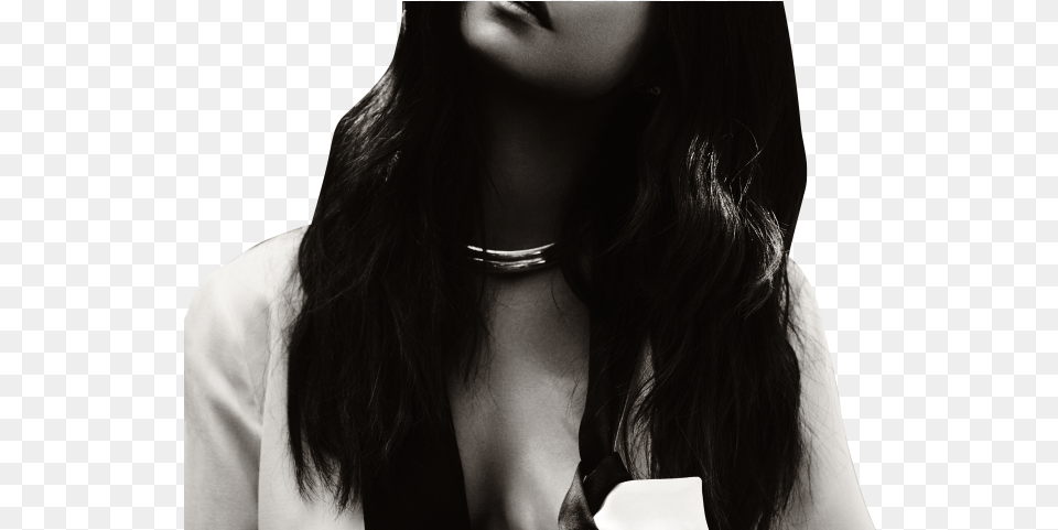 Selena Gomez Black And White, Woman, Adult, Portrait, Face Png