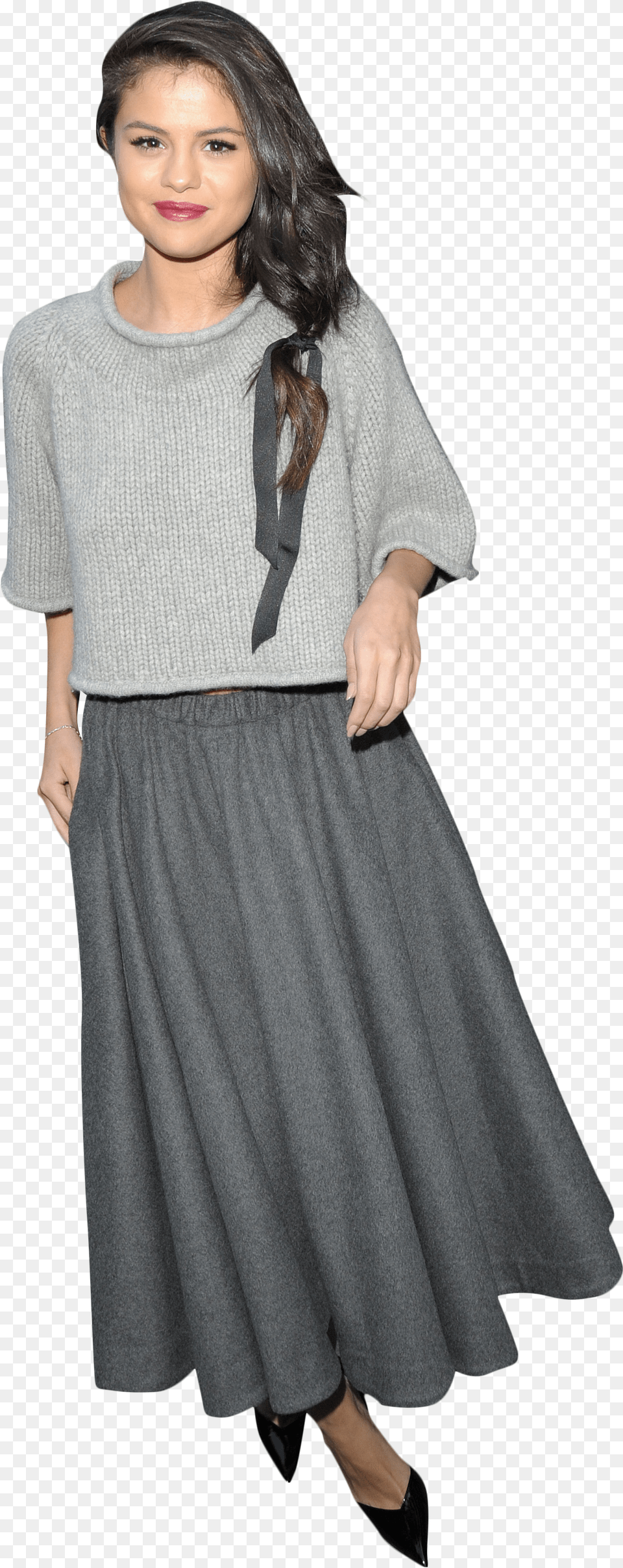 Selena Gomez Clipart Clip Art, Blouse, Clothing, Dress, Knitwear Free Transparent Png