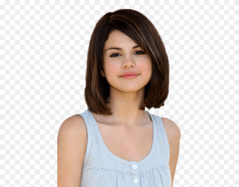 Selena Gomez Hd Selena Gomez Haircut 2009, Portrait, Face, Photography, Person Png Image
