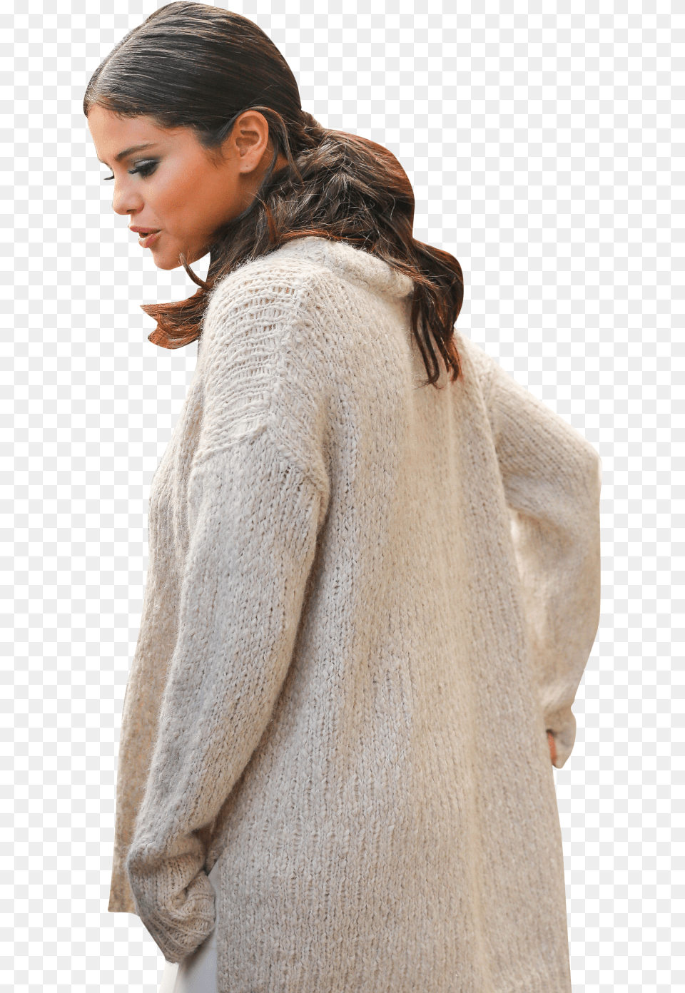 Selena Gomez Image, Adult, Sweater, Person, Knitwear Free Png
