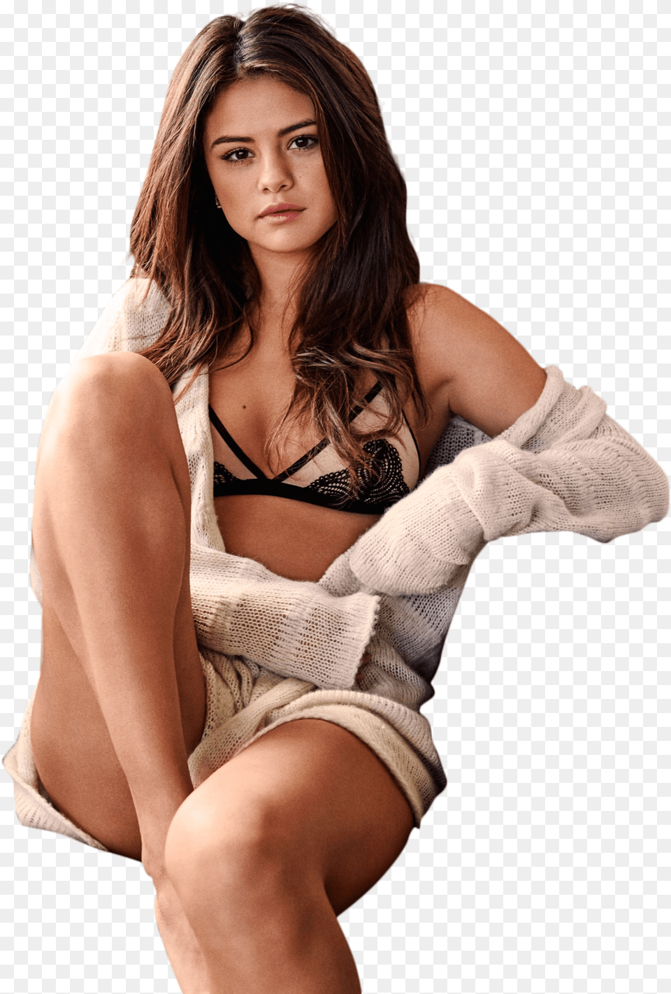 Selena Gomez In Bikini Hot Image Selena Gomez 2016 Gq, Underwear, Portrait, Clothing, Face Png