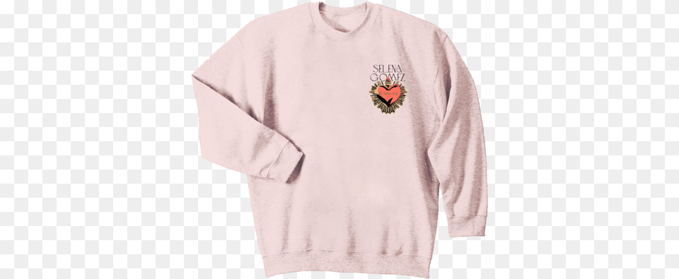 Selena Gomez Official Shop Sacred Heart Selena Gomez, Clothing, Knitwear, Sweater, Sweatshirt Free Png