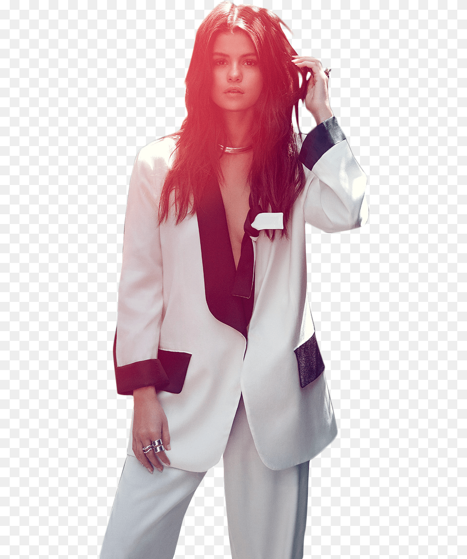 Selena Gomez Red Hair, Accessories, Tie, Suit, Person Png Image