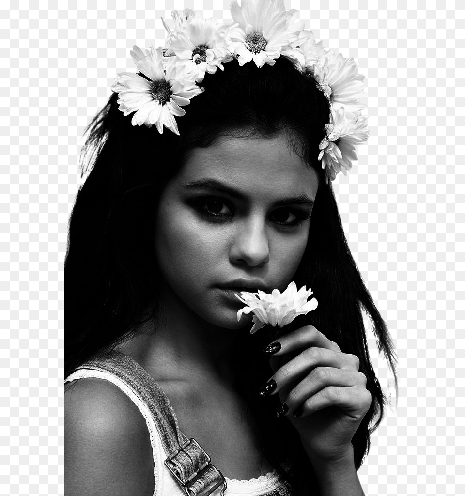 Selena Gomez Selena And Flowers Selena Gomez, Adult, Wedding, Portrait, Photography Png Image